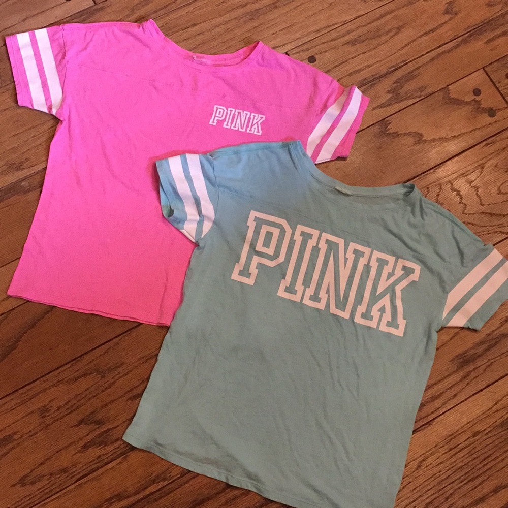 SOLD!!! Bundle 2 PINK Tees